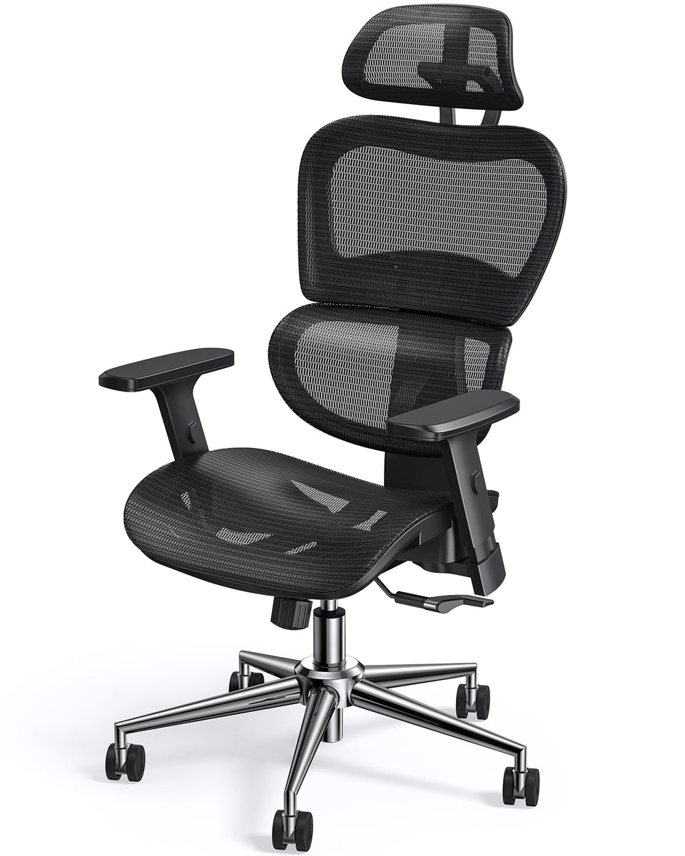 ErGear Executive Office Chair, Ergonomic PU Leather Office Chair with  Dynamic Sitting & Stepless Adjustable Lumbar Support, High Back Home Office  Desk Chair with Flip Up Arms Tilt Function. - Yahoo Shopping