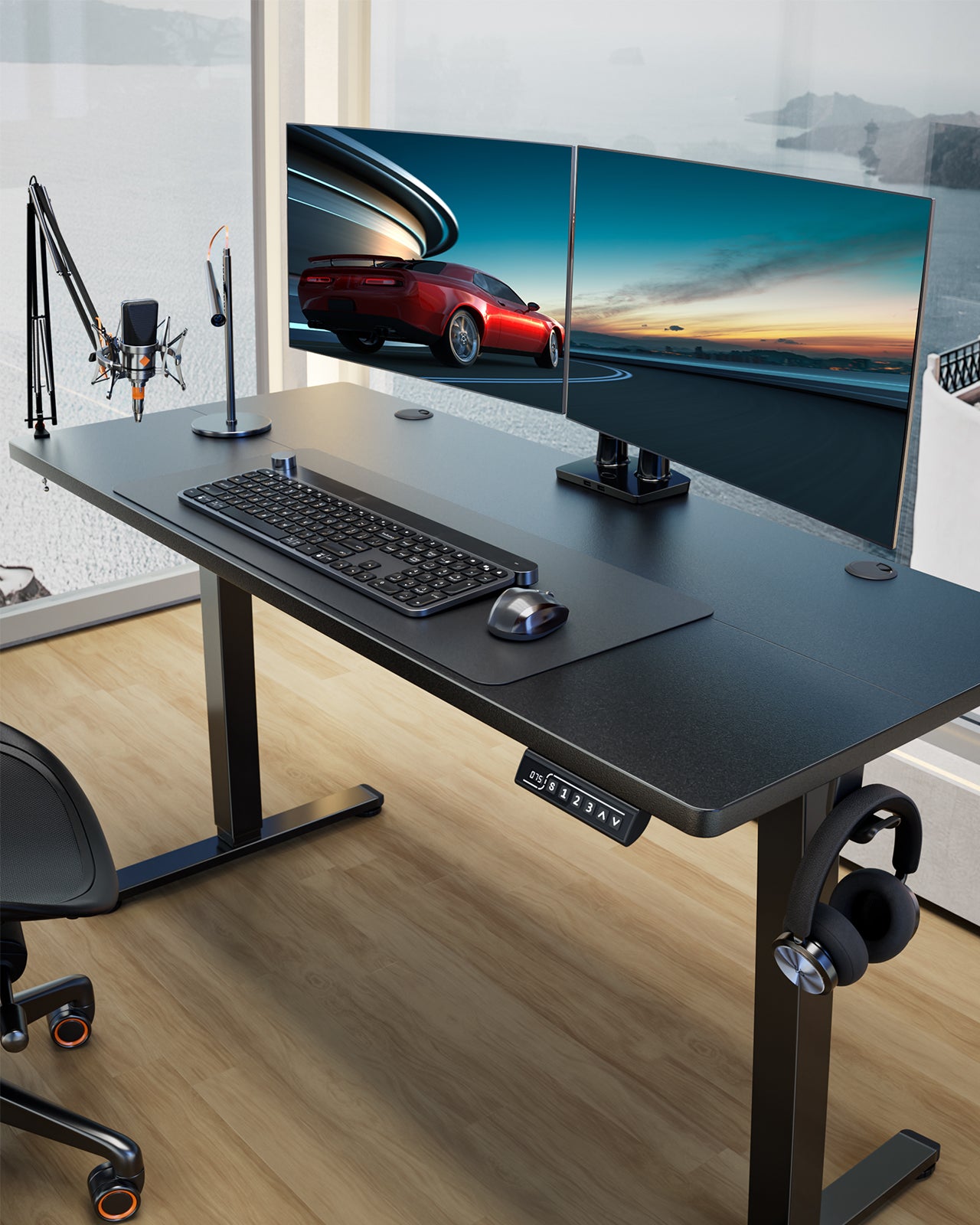 55 inch online adjustable desk